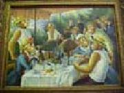 unknow artist Dressed Monkey Renoir's Painting, -- Monkies' Lunch On Boat Spain oil painting artist
